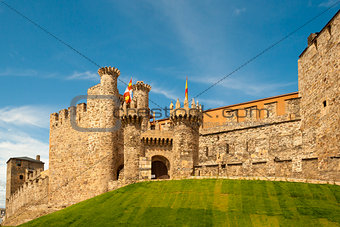 Templar castle of Ponferrada,  Spain