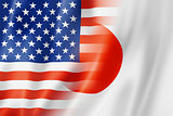 USA and Japan flag