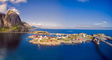 Scenic village in Norway