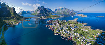 Norway aerial panorama