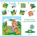 Find missing piece - Puzzle game for Children