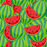 Seamless Pattern Background from watermelon. Vector Illustration