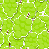 Seamless Pattern Background from Grapes. Vector Illustration