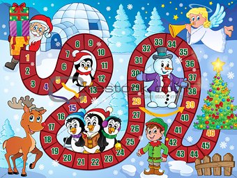 Board game image with Christmas theme 1
