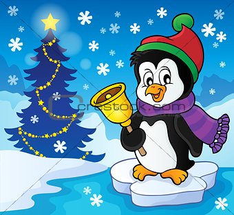Christmas penguin topic image 2