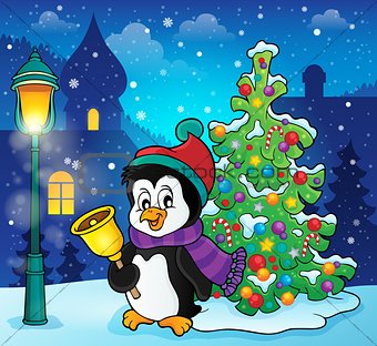 Christmas penguin topic image 4