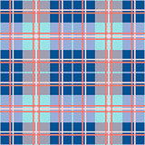 Rectangular seamless pattern in blue and pink