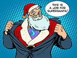 Santa Claus super hero
