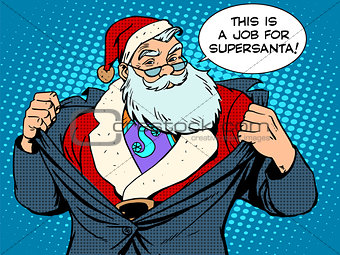 Santa Claus super hero