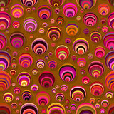 Abstract Random Color Circles Seamless Pattern