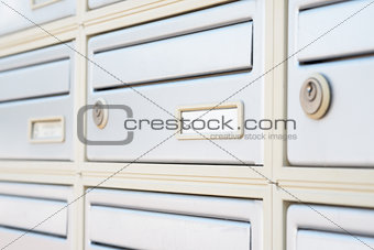 Metal letter boxes