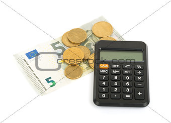 Calculator with money
