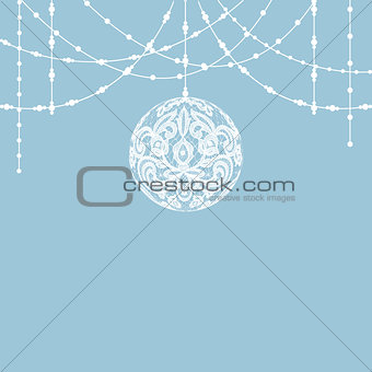 lace bauble decorations