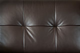 Leather furniture closeup