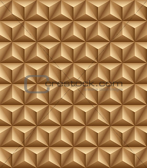 Tripartite pyramid brown seamless texture