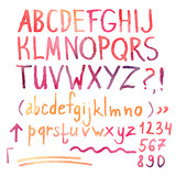 alphabet and numbers