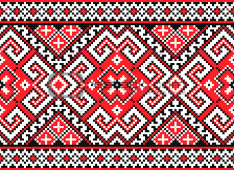 Seamless pattern in red