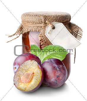 Plums and confiture