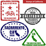 Stamps of California, USA