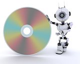Robot with a dvd