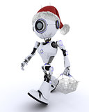 Robot christmas shopping