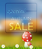 Vector autumn card sale