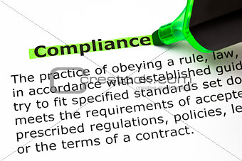 Compliance Definition