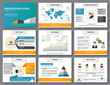 Business infographics presentation slides template
