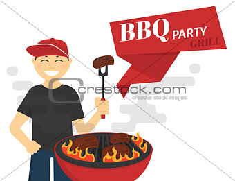 BBQ cooking