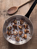 rustic pan sauteed mushroom