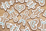 Beautiful gingerbread cookies