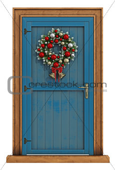 Christmas front door