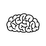 Outline Human Brain