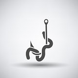 Worm on Hook  Icon 