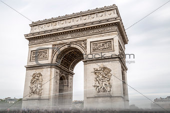 Arch of Triumph in Paris, France