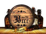 beer menu background