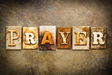 Prayer Concept Letterpress Leather Theme