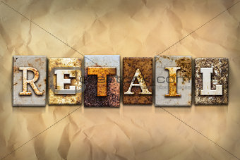 Retail Concept Rusted Metal Type