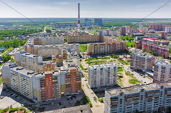 Voynovka residential area. Tyumen. Russia