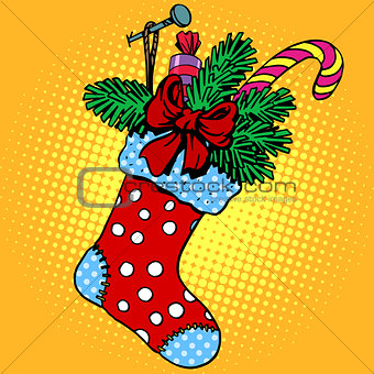 Christmas sock for gifts