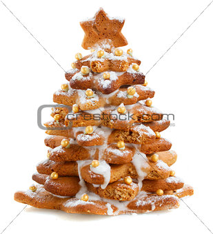 gingerbread christmas tree