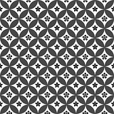 Black and white vector intricate pattern of flowers