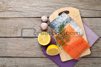 Salmon and spices