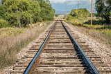 railroad tracks in Colorado