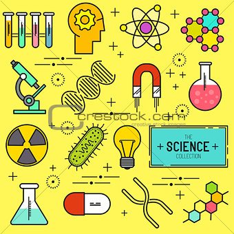 Science Vector Icon Set