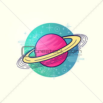 Space Planet Vector