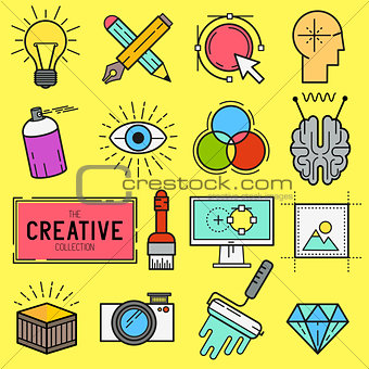 Creative Vector Icon Set