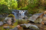 Waterfall along Sweet Creek in Oregon