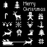 Christmas winter pixels