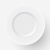 White plate icon